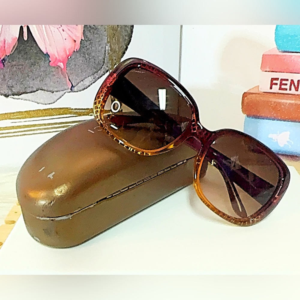 Gucci Tortoiseshell Sunglasses + case - image 1